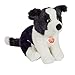Teddy Hermann 91959 Hund Border Collie Welpe sitzend 25 cm, Kuscheltier, Plüschtier