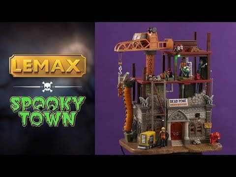 Miniatura 2 de Lemax Colección Village Zona Muerta Construcción Sitio # 05604