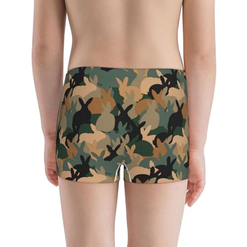 Boys' Cotton Boxer Brief Soft Underwear-Camouflage Rabbit3