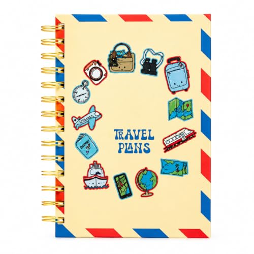 Image of Travel Journal & Diary for 6 Trips - A5 Guided Trip Planner, Bucket List & Travel Memory Book