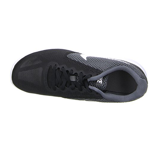 Image of Nike Men's Revolution 3 Dark Grey, White and Black Running Shoes -12 UK (47.5 EU) (13 US)(819300-001)