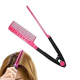 Cepillo Alisador De Cabello – 24.5cm Peine En V Para Estilizar | Mango Ergonómico ABS Herramienta Estilizado Cabello Para Mujeres, Hombres, Adolescentes – Casa, Viaje, Citas, Trabajo, Peluquería