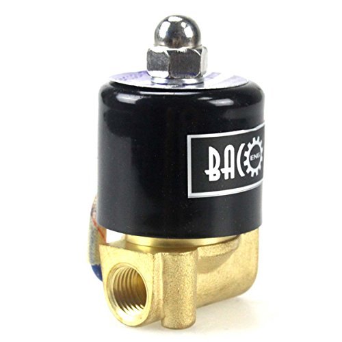 Preisvergleich Produktbild BACOENG DC12V 1 / 4" Messing Elektrisches Magnetventil Wasser Gas NC