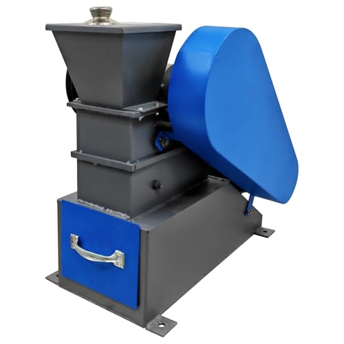 WYDDDARY Jaw Crusher EP60x100 Small Laboratory Sample Preparation Concrete Ore Coal Stone Rock Block Clinker Mini Crushing Machine Electric Shatter Pulverizer 220V 2.2KW