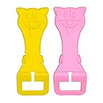 Unbuckle Release Assistant Tool, Easy Way to Unbuckle, Perfect for School Drop-Offs and Travel to Release Buckle (Pink-Yellow,REDESIGNED)