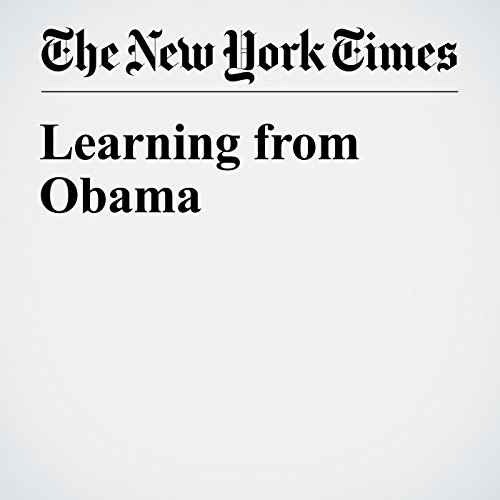 Learning from Obama cover art