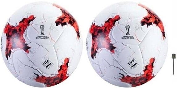 Owlix Set of 2 Russia Red Football, Football - Size: 5 (Standard, Pack of 2, Multicolor)-image-20