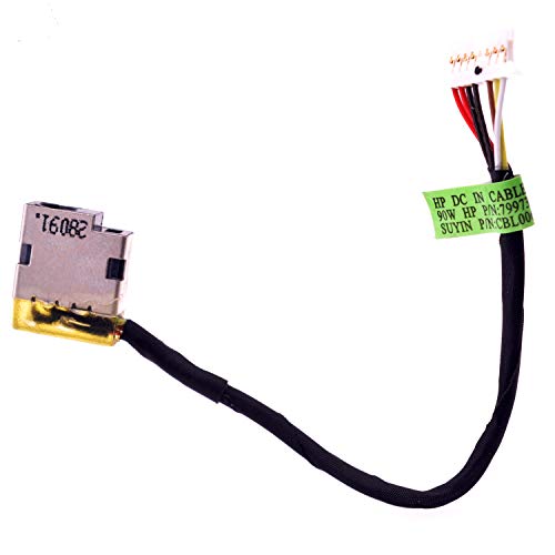 Cable puerto de carga HP 799736-Y57 conector DC Jack repuesto para notebook 15-AY 4