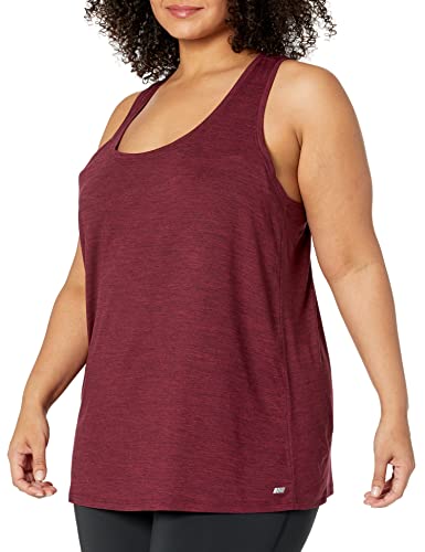 Image of Amazon Essentials Women's Active Quick Dry Tech Stretch Racerback Scoop Neck Tank Top, Multipacks