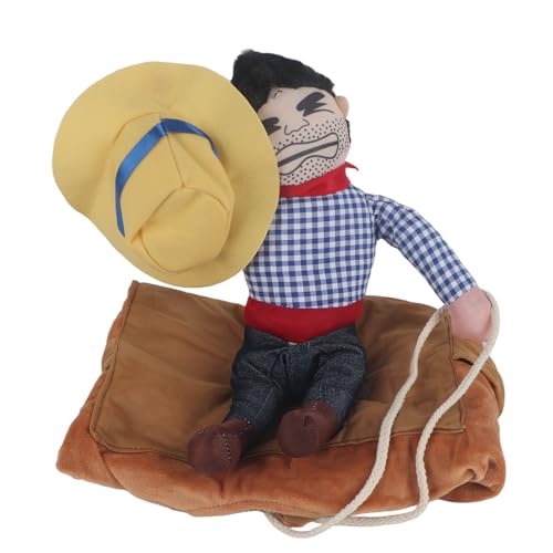Disfraz de Vaquero para Perro XL, Textura Suave y Ajustable
