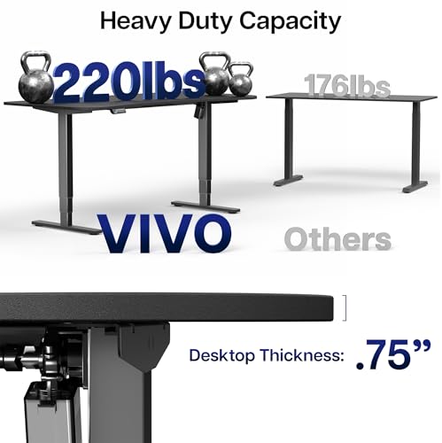 Electric standing desk walnut premium