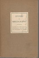 Studies in Bibliography: Papers of the Bibliographial Society of Tthe Universty of Virginia: Volume Eight (8) B0013770PC Book Cover