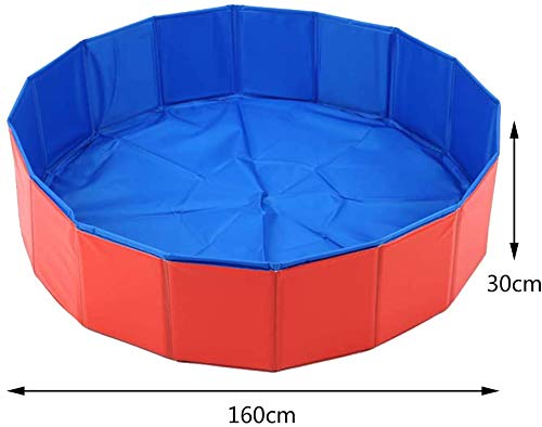 DZL Piscine pliable pour chiens, chats, baignoire, piscine, portable pour petits animaux de compagnie, piscine, baignoire résistante pour animaux de compagnie et bébés