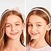 ARBEYOOU Girls Headbands 6 Pack Headbands for Girls Toddler Headband Pink Hair Bands for Ages 4-12 Little Girl Bow Heart Head Band Hair Accessories Pretty Gifts Cute Trendy Stuff