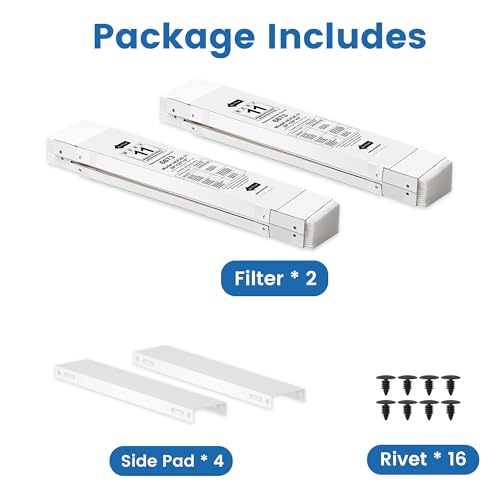 Image of 2 Pack X6673 20x25x5 Replacement Air Filter for Lennox X6673 HCF20-11, FC100A1037, Furnace HVAC System, MERV 11, Foldable Design(Actual Size: 19.75 x 24.75 x 4.38 Inches)