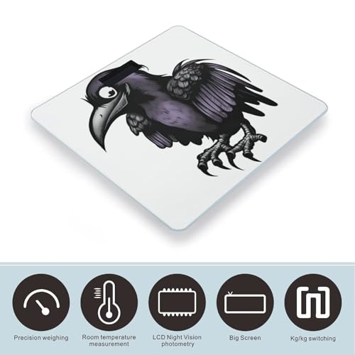 Báscula Digital de Vidrio Templado Ravens para Baño miniatura 3