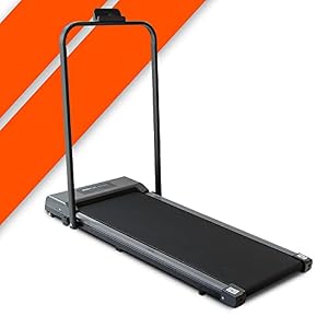 Bonplus BP | Ultraslanke Opvouwbare Loopband | tot 10 km/u | 12 Centimeter in Hoogte | Opvouwbaar en Gemakkelijk op Te Bergen | Maximaal Gewicht 100kg | Loopband Slim