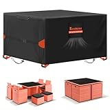 Kovshuiwe 150x90x75cm Copertura per mobili da giardino, impermeabile, copertura per tavolo...