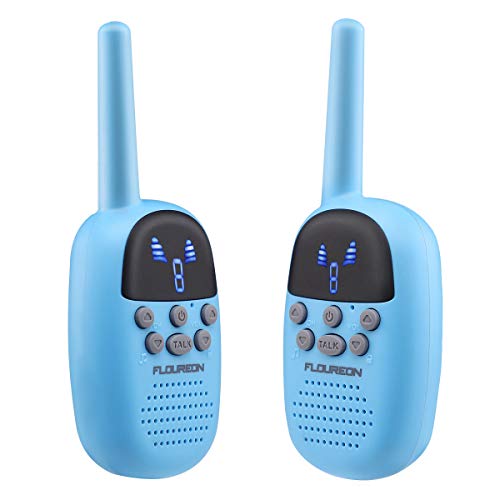 FLOUREON Walkie Talkies for Kids, 9 Channel 2 Way Radio 1 Miles Long
