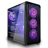 SYSTEMTREFF Gaming PC AMD Ryzen 7 5700X 8x4.6GHz | Nvidia RTX 5060 8GB DX12 | 1TB M.2 NVMe | 32GB DDR4 RAM | Windows 11 | WLAN Desktop Computer Rechner für Gamer, Zocker & Streamer