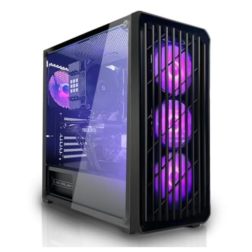 SYSTEMTREFF Gaming PC AMD Ryzen 7 5700X 8x4.6GHz | Nvidia RTX 5060 8GB DX12 | 1TB M.2 NVMe | 32GB DDR4 RAM | Windows 11 | WLAN Desktop Computer Rechner für Gamer, Zocker & Streamer