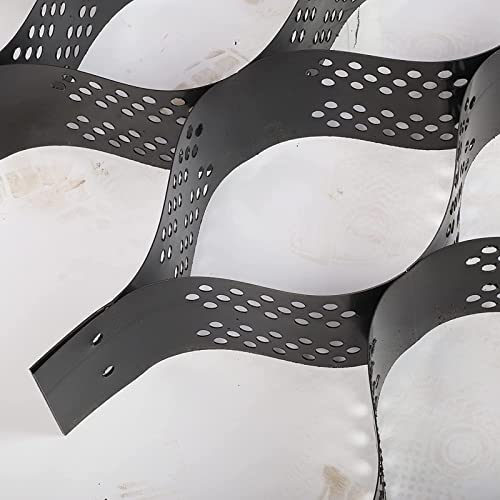 Georrejilla de Grava Movimiento de Tierra Geo Grid Alta Resistencia a la Tracción, Rejilla de Tierra de Grava Estabilizadora de Calzada de Pendiente, para Rv, Camión Ligero, Autocaravana, Fácil de Ext