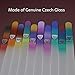 Bona Fide Beauty Czech Glass Nail Files Set - 10-Piece Crystal Nail Files Set in Sleeves, Bulk Nail Files from The EU (Multicolor)