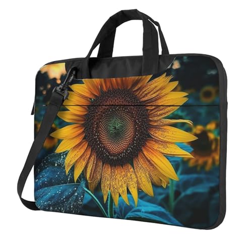 Housse ordinateur portable antichoc et imperméable motif tournesol pour PC