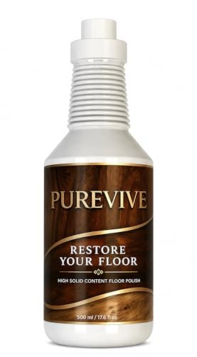 Adjustable Purevive Wood Floor Restorer Restore The Luster and Texture of the Flooring High-Solids Floor Polish 500ML