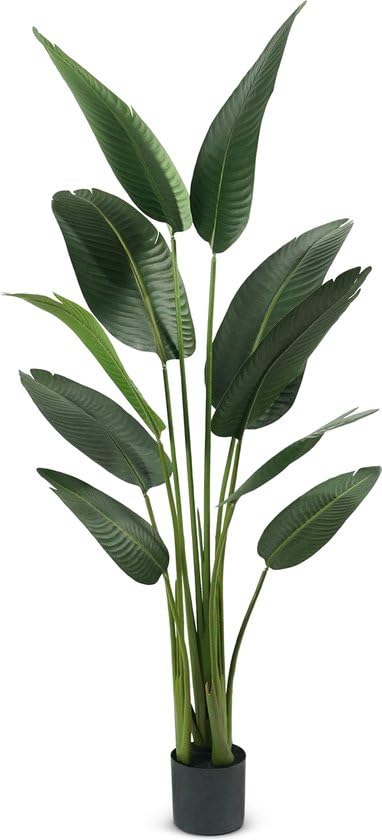 Strelitzia sztuczna roślina 160 cm - realistyczna i nie wymaga konserwacji