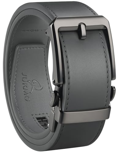JUKMO 1.5 (38mm) Leather Ratchet Belt for Men in Gift Box