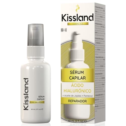 Serum Capilar para Pelo Seco y Dañado con Ácido Hialurónico, Aceite de Jojoba y Pantenol (Provitamina B5) 60ml - Serum Cabello Hidratante para una Hidratacion Profunda Cabello - Serum Pelo