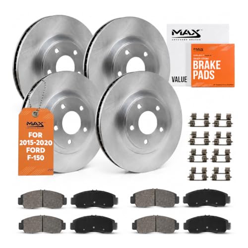 Image of Max Advanced Brakes Front & Rear Brake Kit For Ford F-150