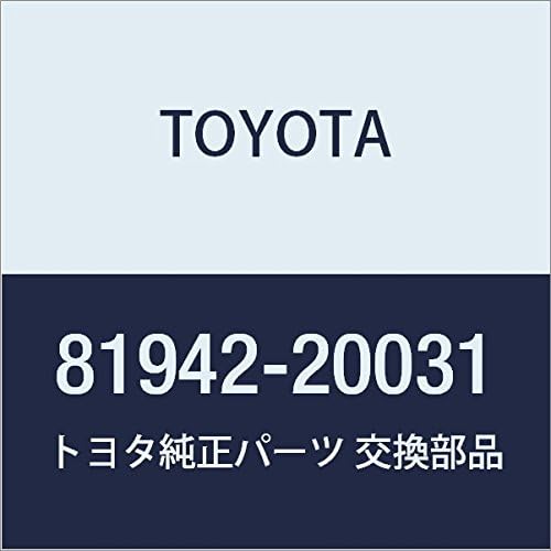 TOYOTA Genuine Parts Heater Control Name Seat Corona Part Number 81942-20031