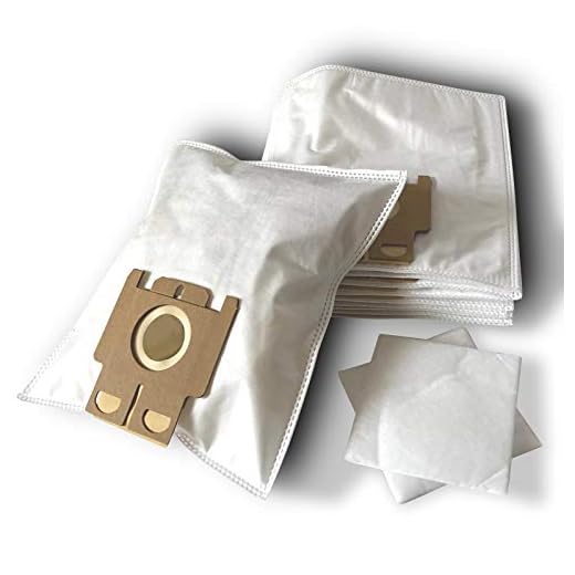 10 Staubsaugerbeutel passend für Miele Swing H1 EcoLine, Staubbeutel Filtertüten h 1 Eco Line (+2 Filter - 604)