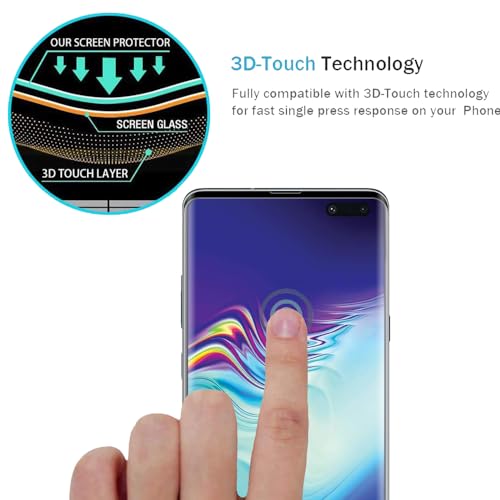 Samsung Galaxy S10 Panzerglas Vuciya 2er Pack Displayschutzfolie