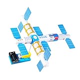 Genérico Kit De Experimentos Espaciales para Estudiantes, Estación Espacial Realista, Modelo DIY, Juguete De Ensamblaje por Satélite, Utillaje De Enseñanza por Satélite Artificial