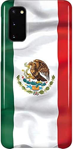 Skinit Lite Phone Case Compatible with Galaxy S20 - Officially Licensed Mexico Flag Design