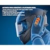 Axor x Altor Apex Smart Bluetooth ECE DOT ISI Certified Full Face Helmet for Bike – Swipe Control, Voice Assistant, Turn-by-Turn Navigation and Dual Visor-Black-XL