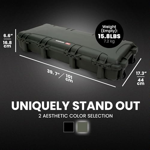 Image of NANUK Hard Case with Foam & Wheels - 30 inch to 55 inch Long, Customizable Foam Insert, IP67 Waterproof & Crushproof, Rugged Construction for Ultimate Protection, Made in Canada