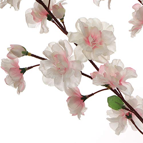 Larskilk Pink Cherry Blossom Flowers, Four 36 Inch Blossom Branches, Wedding, Party, Event, Xmas Holiday Décor, Japan's National Flower