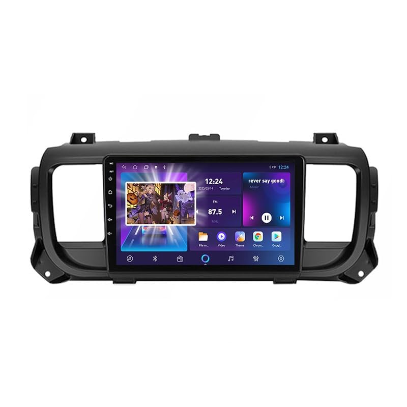 Autoradio 2 DIN Android 14 para Citroen Jumpy que soluciona los problemas de mapas antiguos