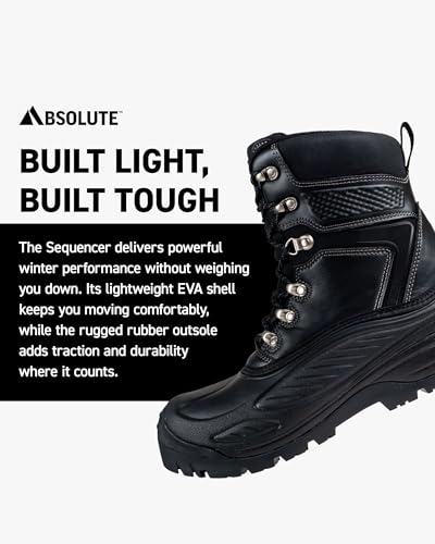 Absolute Sequencer 2 Snow Winter Boots for Men, Warm, Insulated, Waterproof Shell2