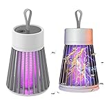 Uandhome LED Mosquito Catcher Lamp, Rechargeable Electric Mosquito & Fly Zapper Portable Indoor & Outdoor Mosquito Killer Lamp Bug Zapper Insect Repellent, Pest Control Trap