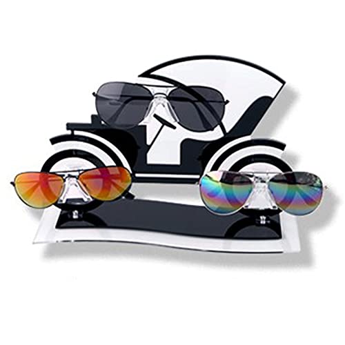 Expositor de joyas y gafas de sol multifuncional con soporte estable de diseño 2