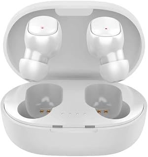 2023 New TWS Earbuds A6S Wireless Earphone Surround Sound Smart Touch Headphone Bluetooth 5.2 Low Latency Gaming In Ear Earphones (White)