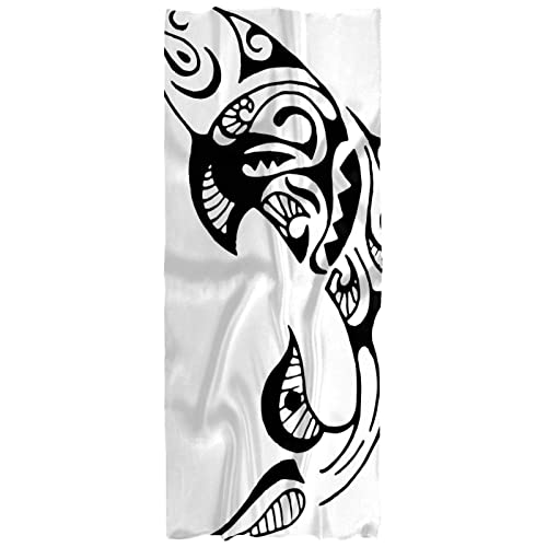 Châle écharpe légère femme au motif dauphin artistique et finitions soignées