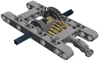 LEGO 10pc Technic Framed Differential Gear Set Kit Pack Chassis Part Piece Crawler Unimog Car Truck Joint Axle Frame Liftarm