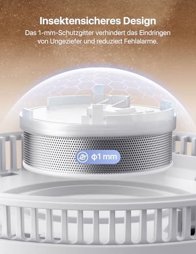 X-Sense Rauchmelder 10 Jahre Batterie, Feuermelder TÜV Rheinland Zertifiziert, Rauchwarnmelder mit...