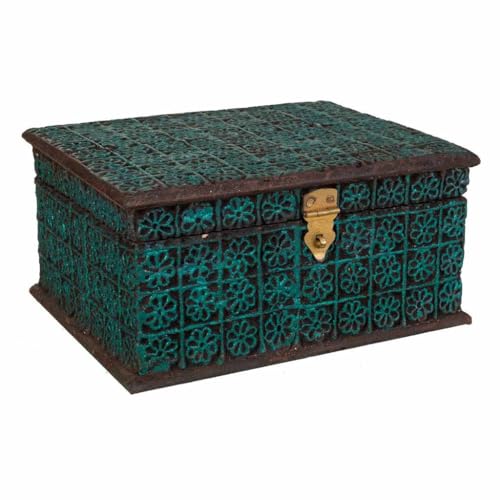 Boîte à bijoux en résine sculptée pour coiffeuse élégante - 2